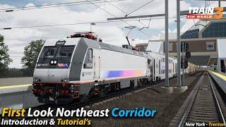 First Look Northeast Corridor  New York - Trenton  Train Sim World 3 4K 60FPS