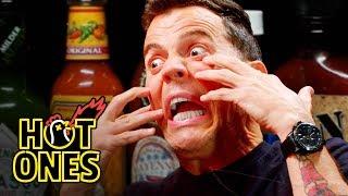 Steve-O Tells Insane Stories While Eating Spicy Wings  Hot Ones