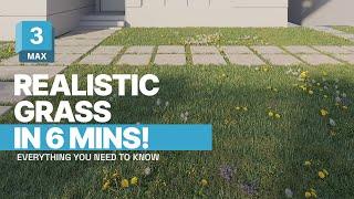 Create Realistic Grass in 3ds Max in Just 6 Minutes