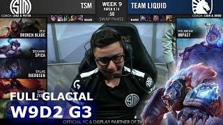 TSM vs TL  Week 9 Day 2 S9 LCS Summer 2019  TSM vs Team Liquid W9D2