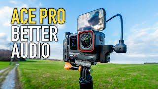 Insta360 Ace Pro external microphone test - is the MIC ADAPTER worth it?