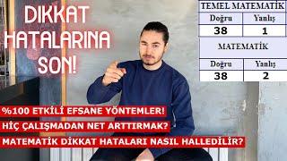 DİKKAT HATASI YAPIYORSAN İZLE  İŞLEM HATALARINA SON  EN KOLAY NET ARTIŞI?  MATEMATİK  TYT AYT