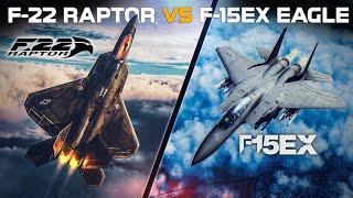 F-22 Raptor Vs F-15EX Eagle  Behind Enemy Lines  Digital Combat Simulator  DCS 