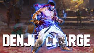 How To Utilize Ryus Denjin Charge Move - Street Fighter 6