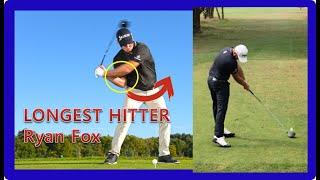 The LONGEST HITTER on EUROPEAN TOUR - Ryan Fox golf swing sequence with Slow Motion