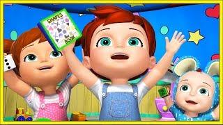 Baby Learns Shapes  Learn Shapes Educational Video For Kids + More Nursery Rhymes & Kids Songs