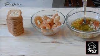 Salsa VINAGRETA para ensaladas pescado y marisco paso a paso - Tonio Cocina