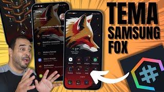 Saiu mais um super TEMA EXCLUSIVO DA SAMSUNG com o Famoso Hex Installer  TEMA FOX UHU