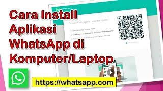 Cara Install Aplikasi WhatsApp Desktop di KomputerLaptop