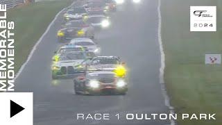 Incredible Restart Following Safety Car  Race 1  Oulton Park  2024 British GT Championship