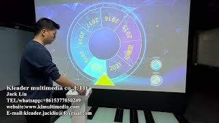 Interactive Multimedia  Knob chip recognition  3D virtual interactive projection