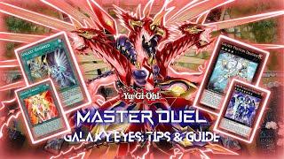 BEST GALAXY EYES PHOTON Support Tips & Guide Rank Duels  Yugioh Master Duel