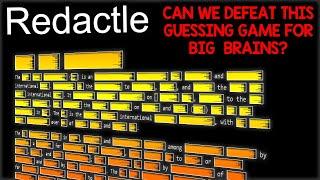 Redactle Can We Defeat This Guessing Game For Big Brains? Free Web Game 