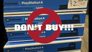 I Bought A PRE-OWNED PS4 from GameStop and This Happened DONT BUY