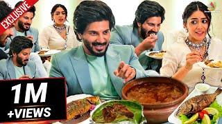 1st Time Interview -க்கு நடுவுல இப்படி சாப்பிடறேன்   Dulquer & Mrunal Food Interview  Sita Ramam