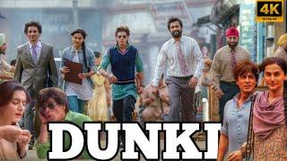 Dunki Full HD 1080p Movie   Shahrukh Khan  Taapsee  Boman Irani  Rajkumar Hirani  review & stor