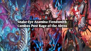 Snake-Eye Azamina Fiendsmith Combos Post Rage of the AbyssROTA  Yu-Gi-Oh  Edopro by Arslan