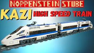 Kazi City Train Hochgeschwindigkeitszug 98227 Review  Toller Klemmbaustein Zug für wenig Geld