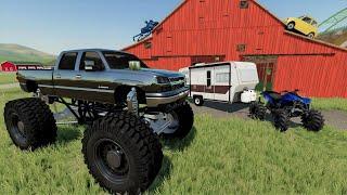 Finding the BEST abandoned barn at auction  Farming Simulator 22