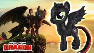 TOOTHLESS DRAGON PONY Custom How to Train Your Dragon Tutorial DIY