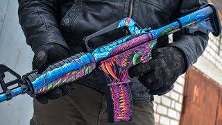 How to make M4A1-S  Hyper Beast from CSGO DIY