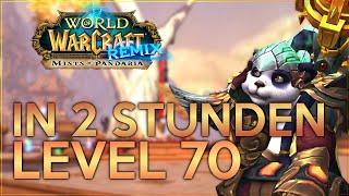 In 2 Stunden auf Max Level 70   WoW Remix  Speedlevel Guide