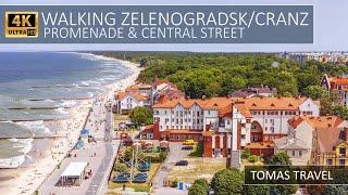 WALKING ZELENOGRADSK CRANZ PROMENADE & STREETS 4K - ПРОГУЛКА ЗЕЛЕНОГРАДСК КРАНЦ ПРОМЕНАД & УЛИЦЫ