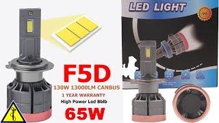 Тест LED Ламп F5D 130W Замена Ксенону