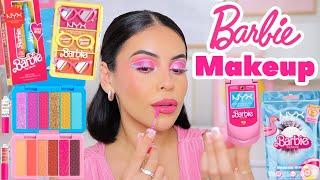 Barbie Makeup Get Ready With Me  NYX x Barbie Collection 