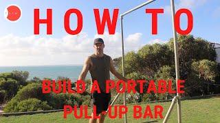 How to build a portable pull-up bar.