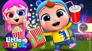 Movie Night Song  Little Angel Kids Songs & Nursery Rhymes