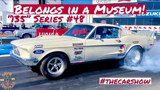 Richie Pauley 1968.5 Mustang Cobra Jet 135 NHRA Stock Eliminator Drag Racing Pomona #thecarshow