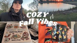 SIMPLE COZY FEW DAYS IN MY LIFE *AUTUMN EDITION* Coloring Sunset Walks Setting up my Office