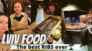 FAMOUS RIBS restaurant in LVIV - Rebernia restaurant Lviv Ukraine - LVIV FOOD