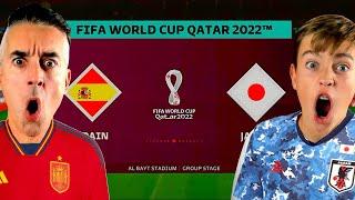 JAPON vs ESPAÑA - MUNDIAL QATAR 22 - PREDICCION FIFA 23