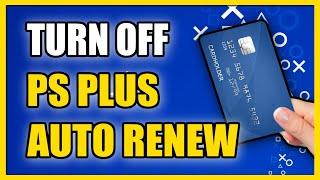 How to Turn Off Auto Renew on PS PLUS on PS5 No Options Tutorial