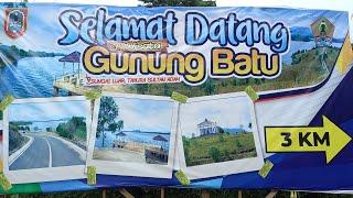 TEMPAT WISATA BUKIT BATU  GUNUNG BATU YANG LAGI VIRAL   Sungai Luar Tiwingan Baru Aranio.