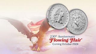 LIVESTREAM 230th Anniversary Flowing Hair Silver Medal Drop At 1145 AM ET - 845 AM PT