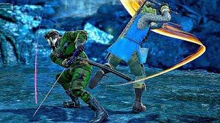 Soul Calibur 6 - Big Boss vs Link Gameplay 1080p 60fps