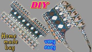 होममेड बैग बनाने का आसान तरीका ll How to make easy method Homemade bag at home