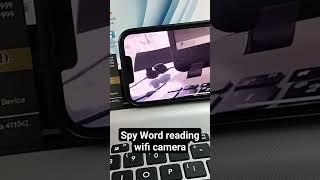 spy word reading lens camera