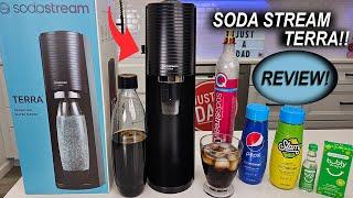 Soda Stream Terra Sparkling Water Carbonated Maker Review  How to Make a Pepsi