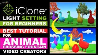 iClone Light Settings Complete Tutorial For Beginners - Best For Animal Crossing Video Creators