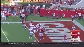 B.J. Emmons first career rushing touchdown - WKU vs Alabama