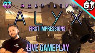 Half-Life Alyx Live Walkthrough Part 1 on Oculus Rift S