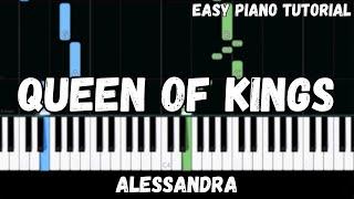 Alessandra - Queen Of Kings Easy Piano Tutorial