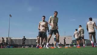 Copa America defending champions Argentina train in Houston following quarters win over Ecuador