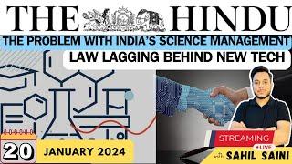 20 January 2024  The Hindu Newspaper Analysis  UPSC IAS #thehinduanalysis