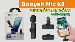 Booyah K8 Wireless Microphone Unboxing & Review