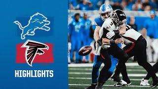 Aidan Hutchinsons two sacks leads the Lions to a win over the Falcons  2023 Week 3 Game Highlights